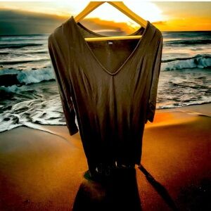 Torrid Long sleeve black dress.